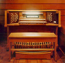 Pipe Organ Console Photo